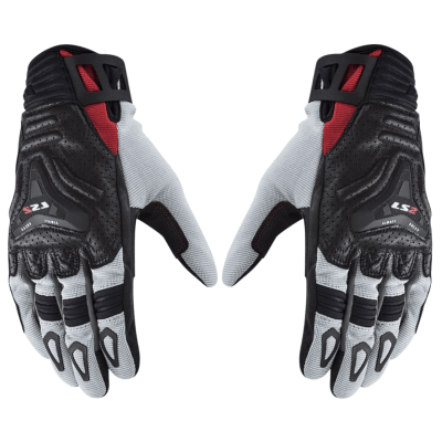 GUANTES LS2 ALL TERRAIN GRAY RED