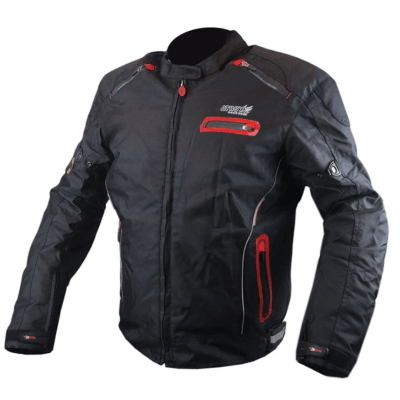 CHAQUETA ATROX ARAGON CE2132 BLACK RED MAN