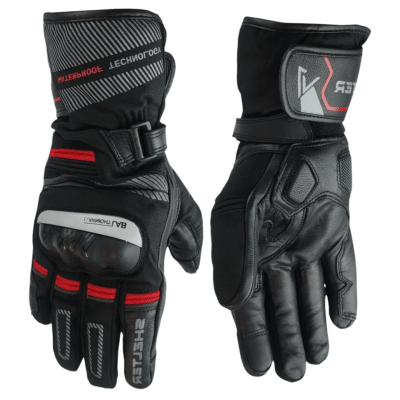 GUANTES SHELTER BELIZE BLACK RED