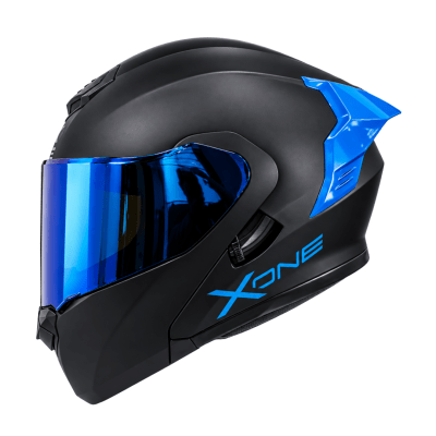 CASCO ABATIBLE XONE 3000RS BIG TYPE SOLID BLACK BLUE