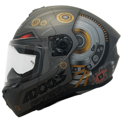 CASCO AXXIS DRAKEN S BIONIC A2 TITANIUM MATTE GRAY