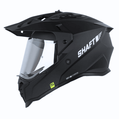 CASCO MULTIPROPOSITO SHAFT MX360 MATTE BLACK SILVER