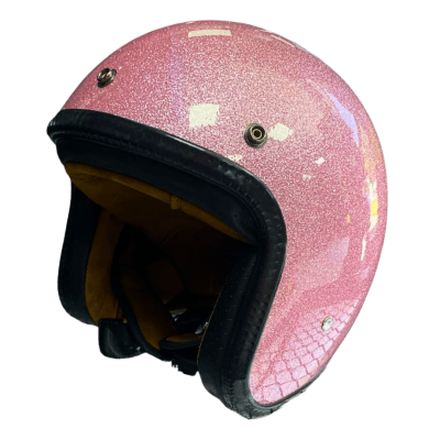CASCO BOBBER PINK ESCARCHADO