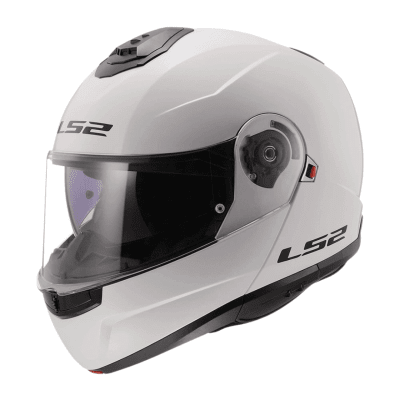 CASCO LS2 ABATIBLE FF908 STROBE II SOLID WHITE