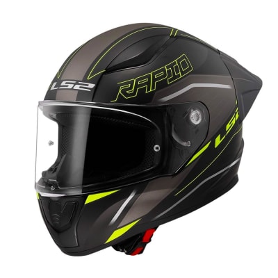 CASCO LS2 FF353 RAPID II ROKKU BLACK YELLOW