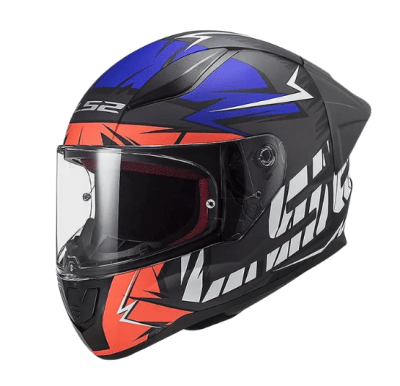 CASCO LS2 FF353 RAPID CHROMO BLUE ORANGE