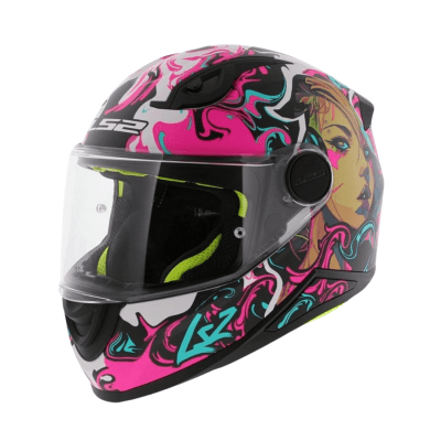 CASCO LS2 FF812 KIDS CYBERG PURPLE