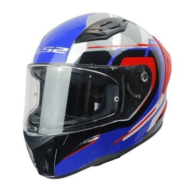 CASCO LS2 FF810 VIGO FOKUS WHITE RED BLUE