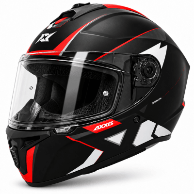 CASCO AXXIS DRAKEN S FRANTIC B5 RED MATTE