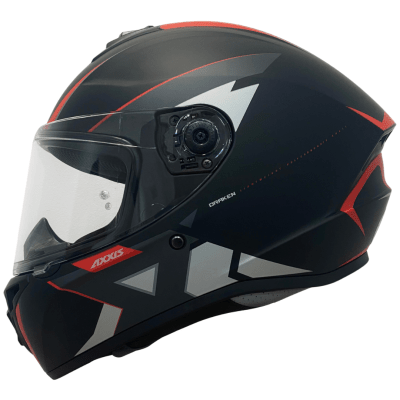 CASCO AXXIS DRAKEN S FRANTIC B5 RED MATTE