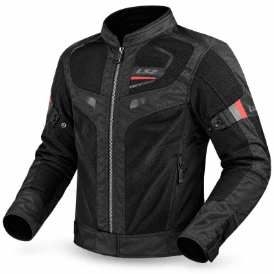 CHAQUETA LS2 GARDA AIR BLACK RED