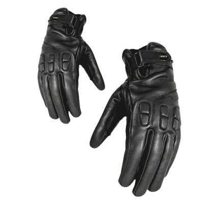 GUANTES LS2 JAZZ BLACK CUERO INVIERNO