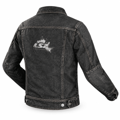 CHAQUETA LS2 OAKY JEANS BLACK MEN
