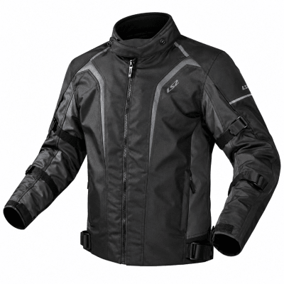 CHAQUETA LS2 SEPANG BLACK GRAY