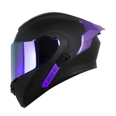 CASCO ABATIBLE XONE 3000RS BLACK PURPLE