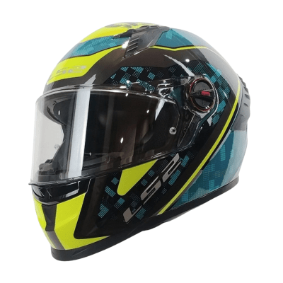CASCO LS2 FF816 COSMOS STRIKE BLUE YELLOW