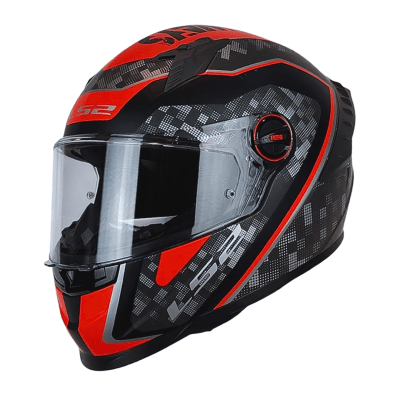 CASCOS LS2 FF816 COSMOS STRIKE MATTE RED