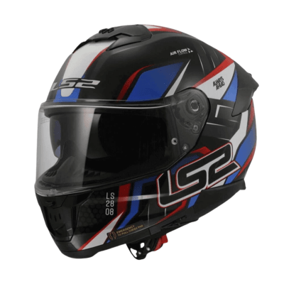 CASCO LS2 FF808 STREAM II TINUX BLUE RED MATTE