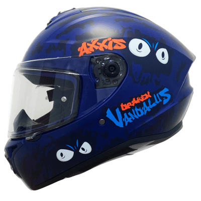 CASCO AXXIS DRAKEN VANDALUS C27 BLUE MATTE