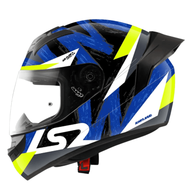 CASCO LS2 FF352 WOLVES BLACK BLUE
