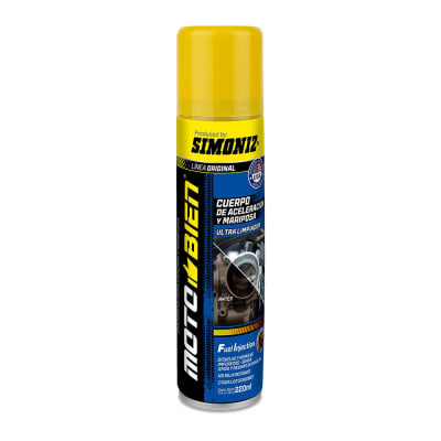 LIMPIADOR CUERPO DE ACELERACIÓN Y MARIPOSA SIMONIZ MOTOBIEN