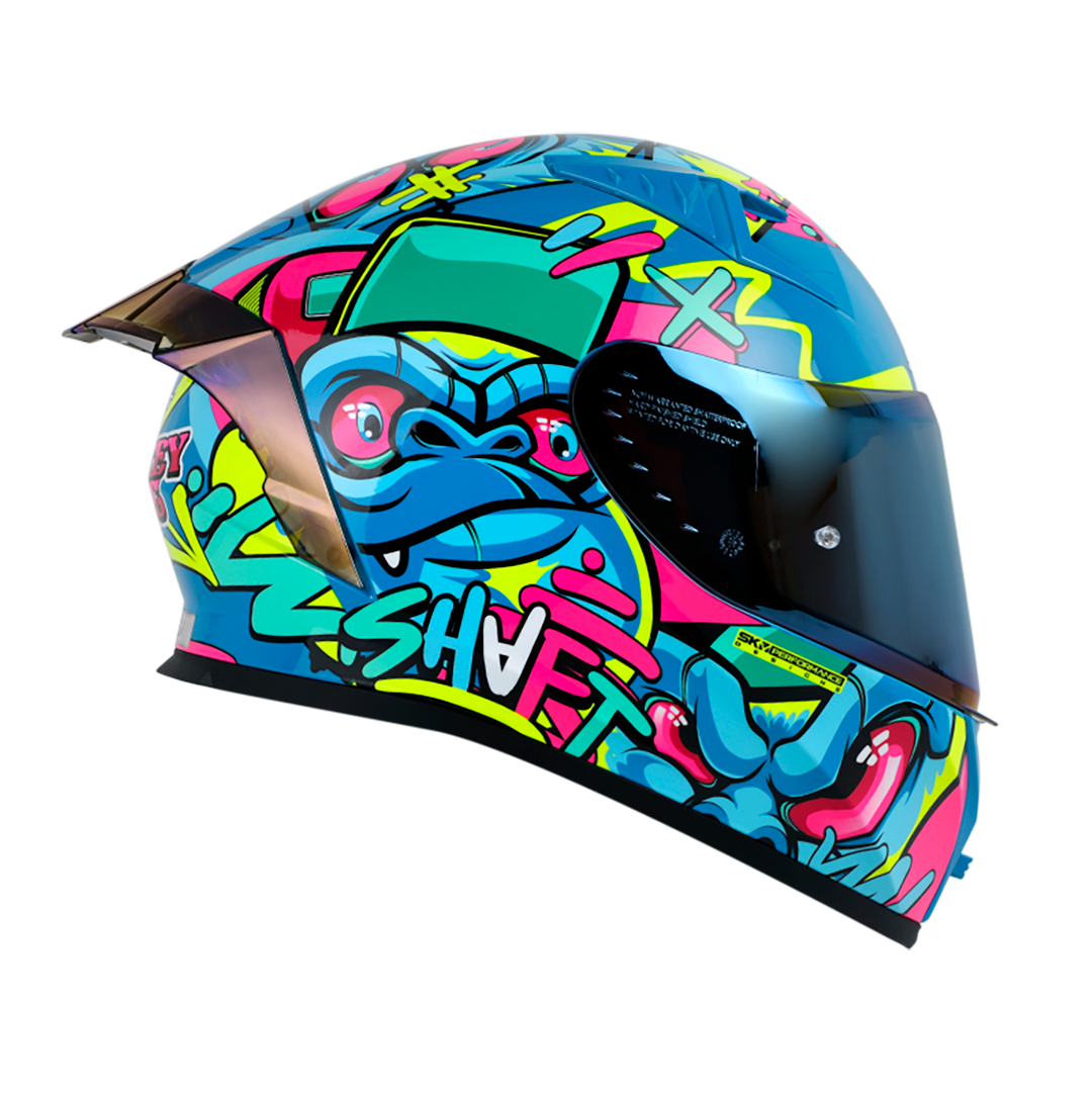CASCO SHAFT 526SP MONKEY GANG TURQUESA3
