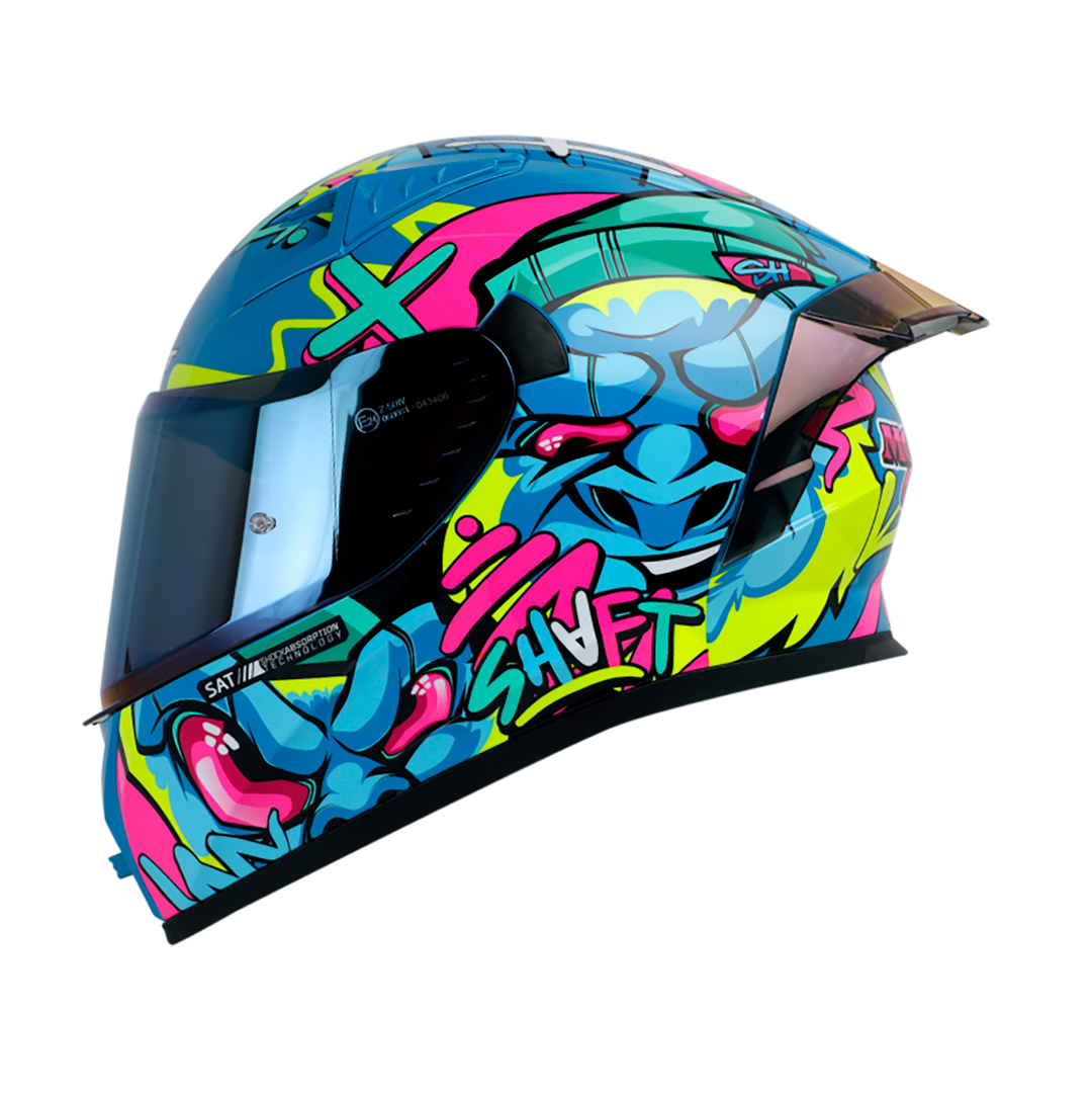 CASCO SHAFT 526SP MONKEY GANG TURQUESA1