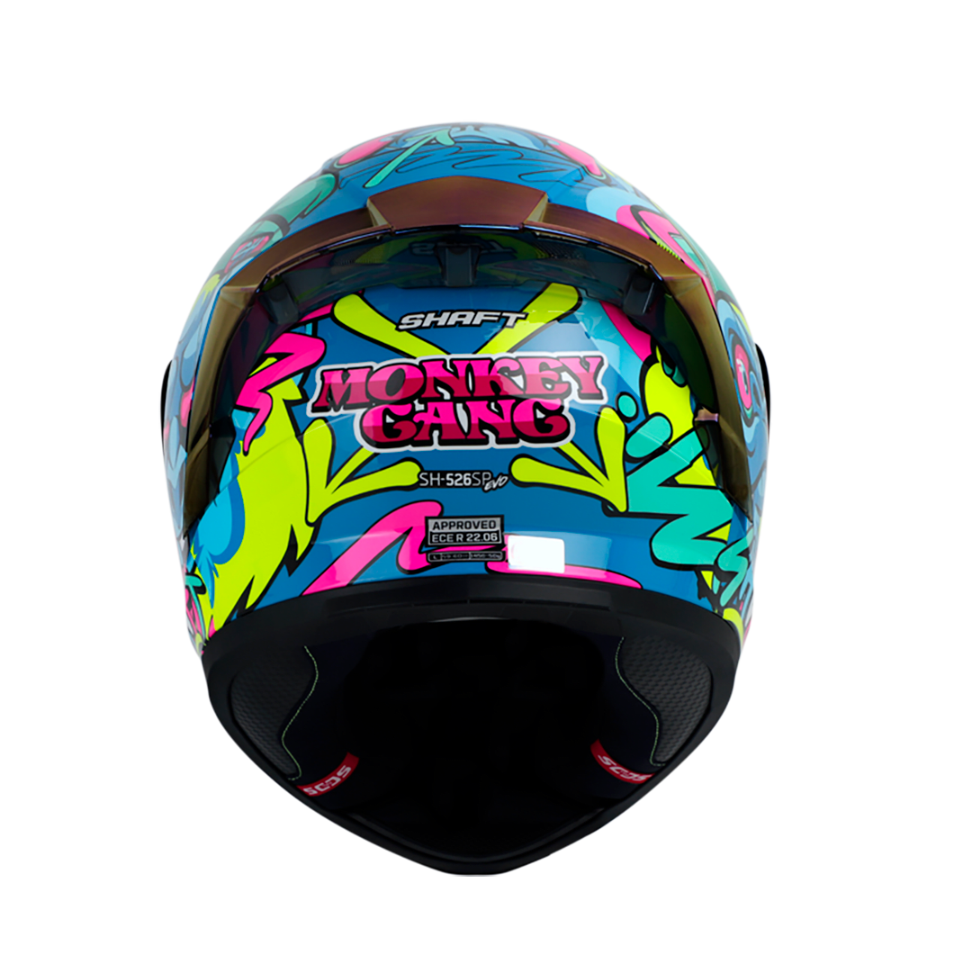 CASCO SHAFT 526SP MONKEY GANG TURQUESA4