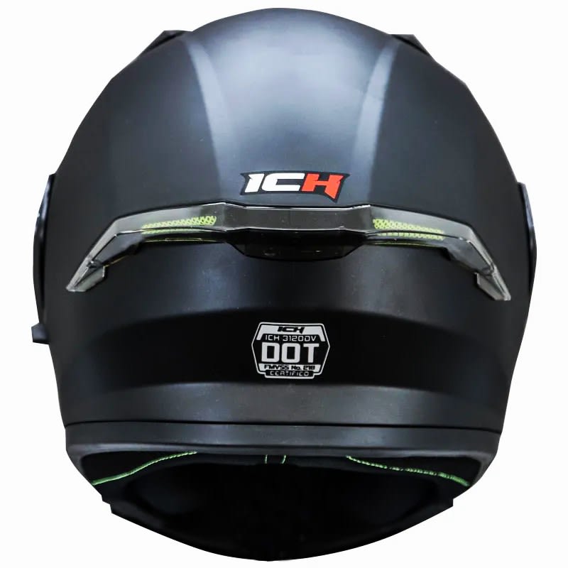 CASCO ABATIBLE ICH 3120 SOLID MATTE BLACK3