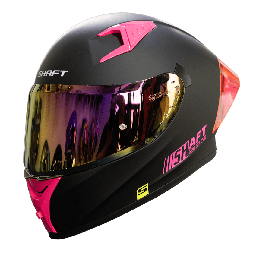 CASCO SHAFT 526SP EVO SOLID BLACK PINK MATTE2
