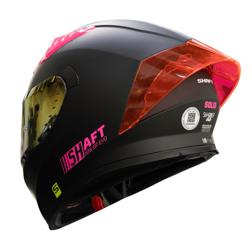 CASCO SHAFT 526SP EVO SOLID BLACK PINK MATTE3