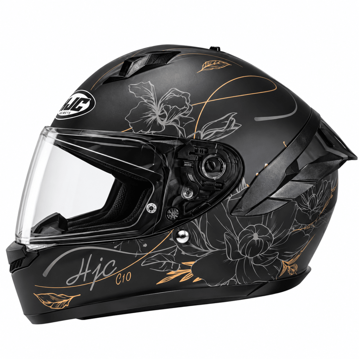 CASCO HJC C10 EPIK AERO BLACK GOLD2