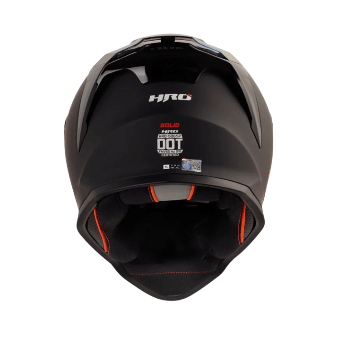 CASCO HRO 506 SOLID BLACK RED3