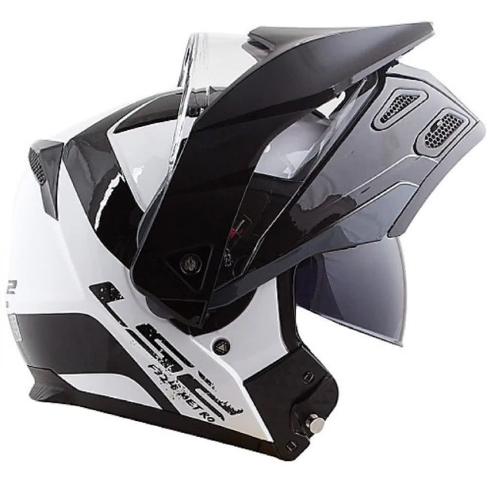 CASCO LS2 FF324 METRO EVO RAPID WHITE BLACK MATTE4