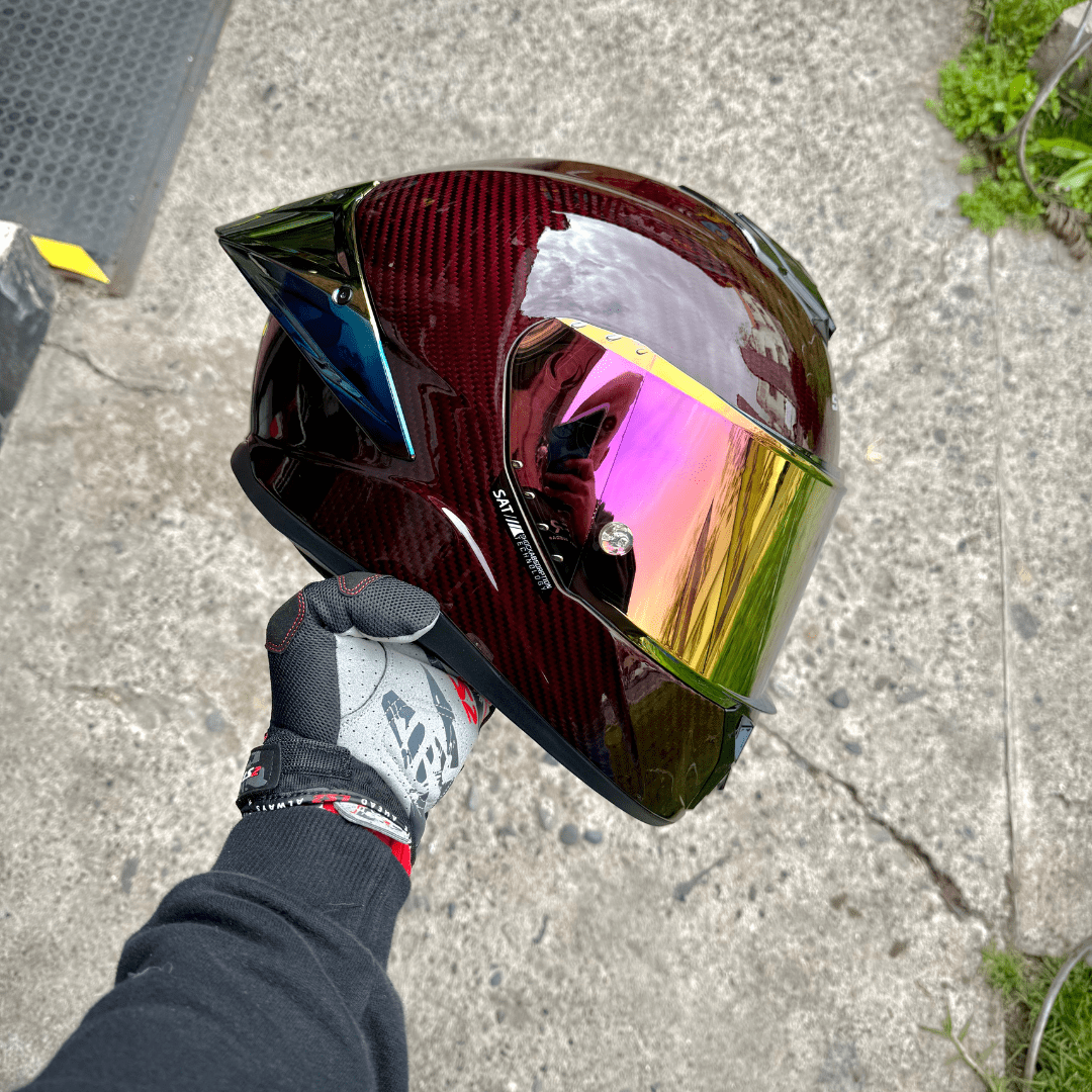 CASCO SHAFT 620C 3K RED FIBRA CARBONO4