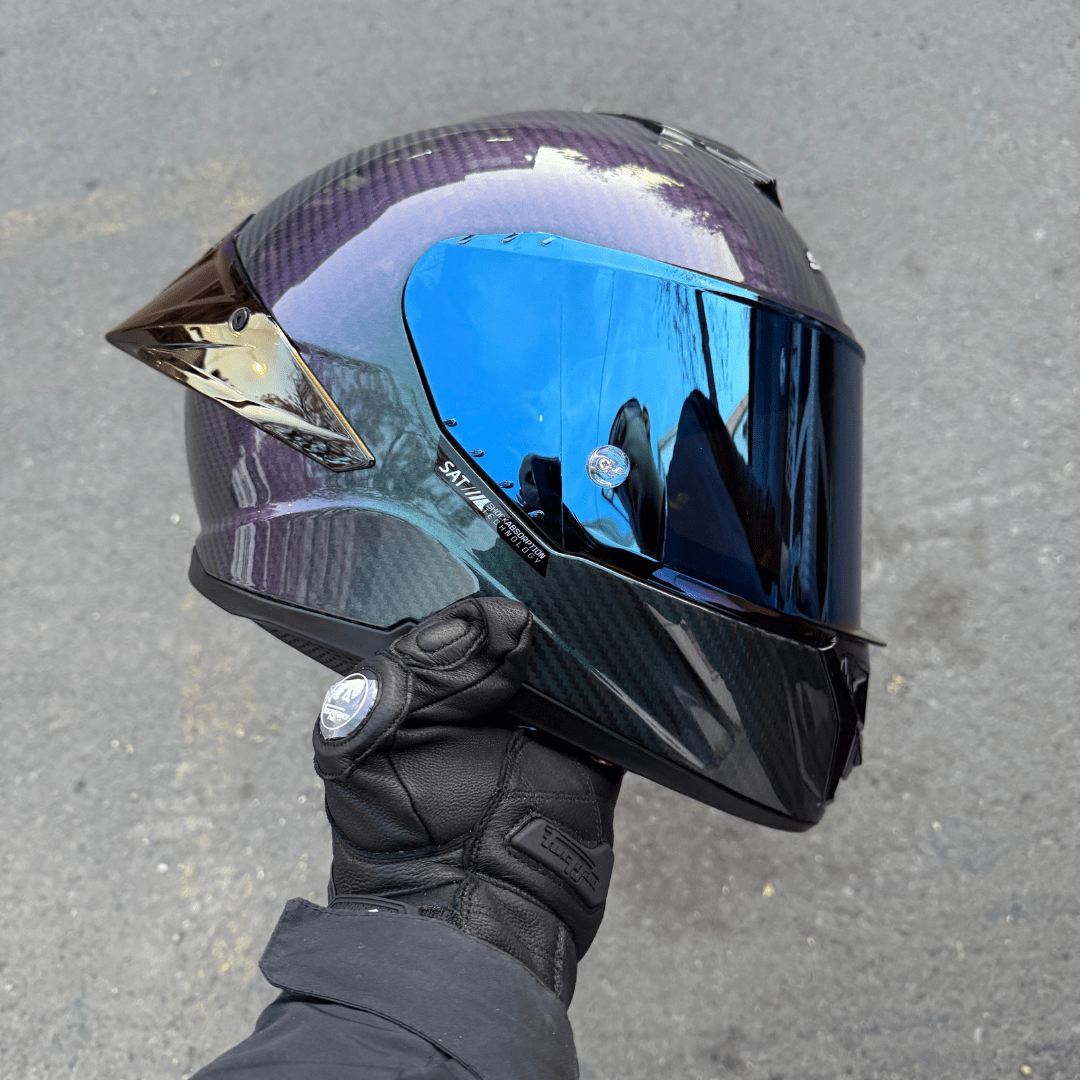 CASCO SHAFT 620C 3K CAMALEON BLUE FIBRA CARBONO4