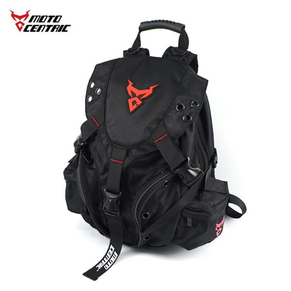 MOCHILA MOTOCENTRIC EXPLORER BLACK RED MC-11-00991