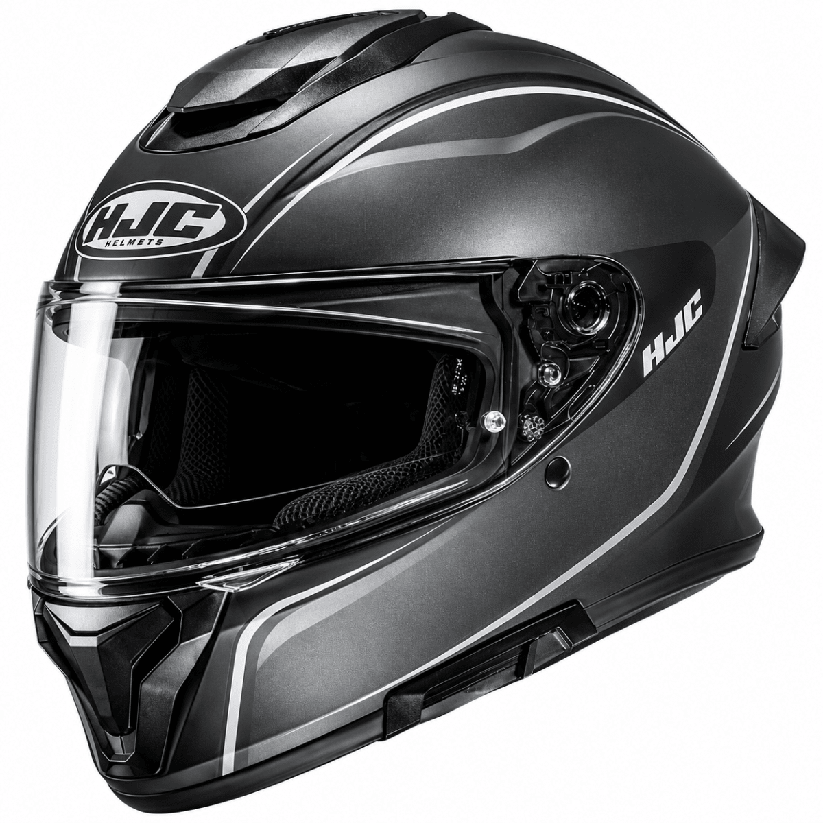 CASCO HJC C71 QUEZ BLACK GRAY1