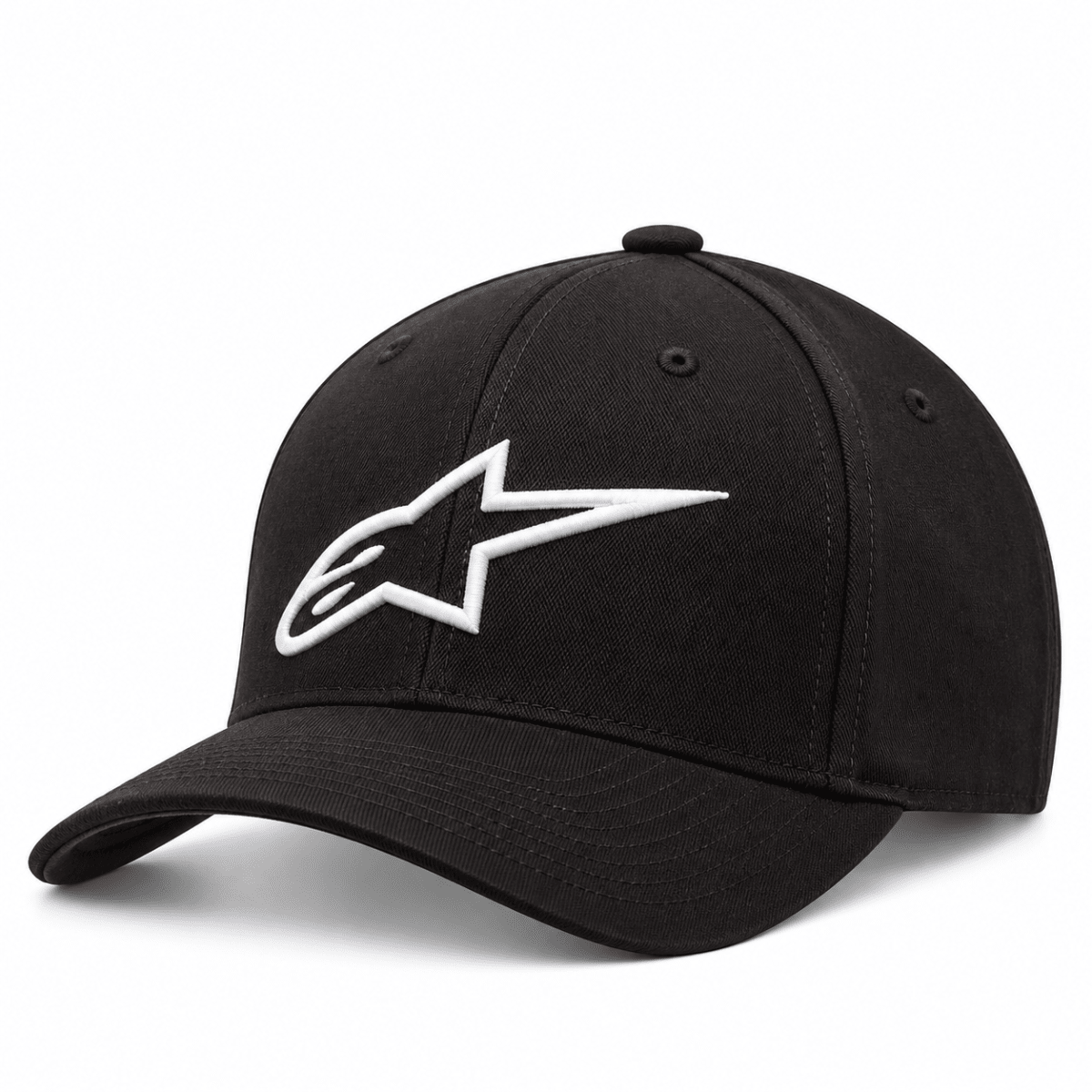 GORRO ALPINESTARS AGELESS CURVE BLACK WHITE1