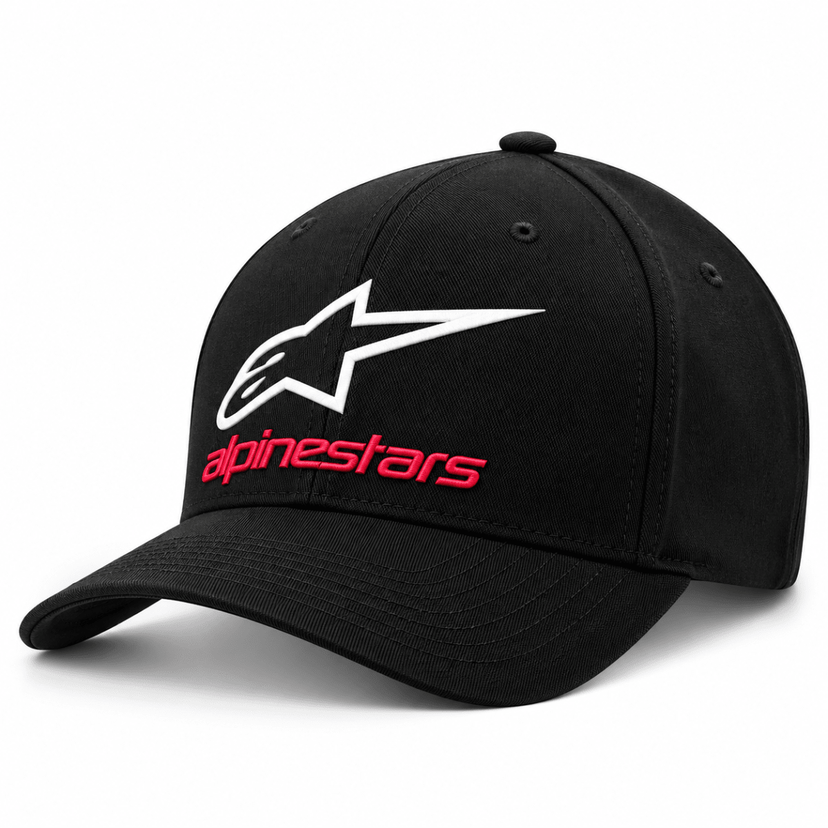 GORRA ALPINESTARS ALWAYS 2.0 BLACK WHITE RED1