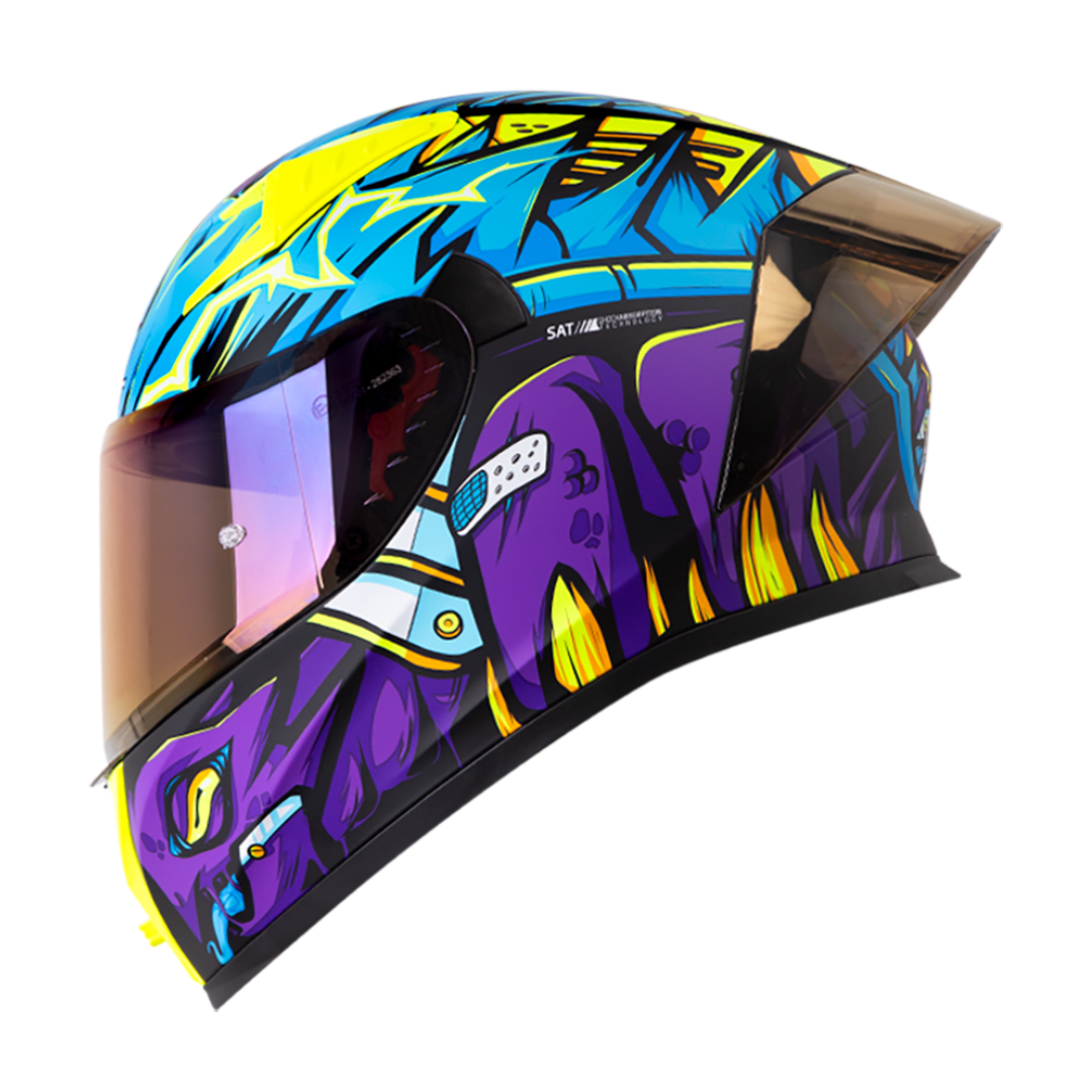 CASCO SHAFT 526SP ARMORED PURPLE BLUE MATE1