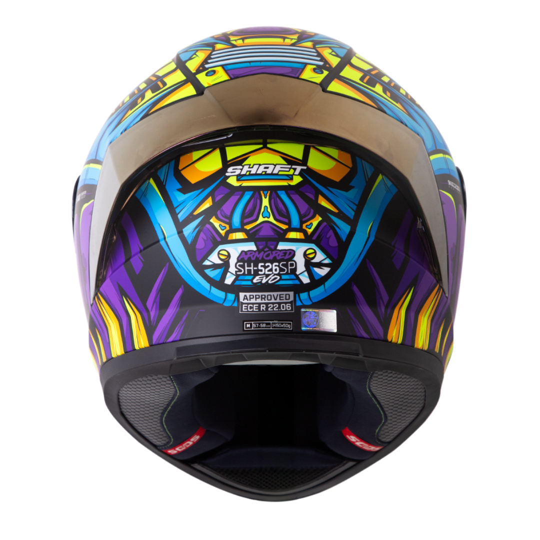 CASCO SHAFT 526SP ARMORED PURPLE BLUE MATE3