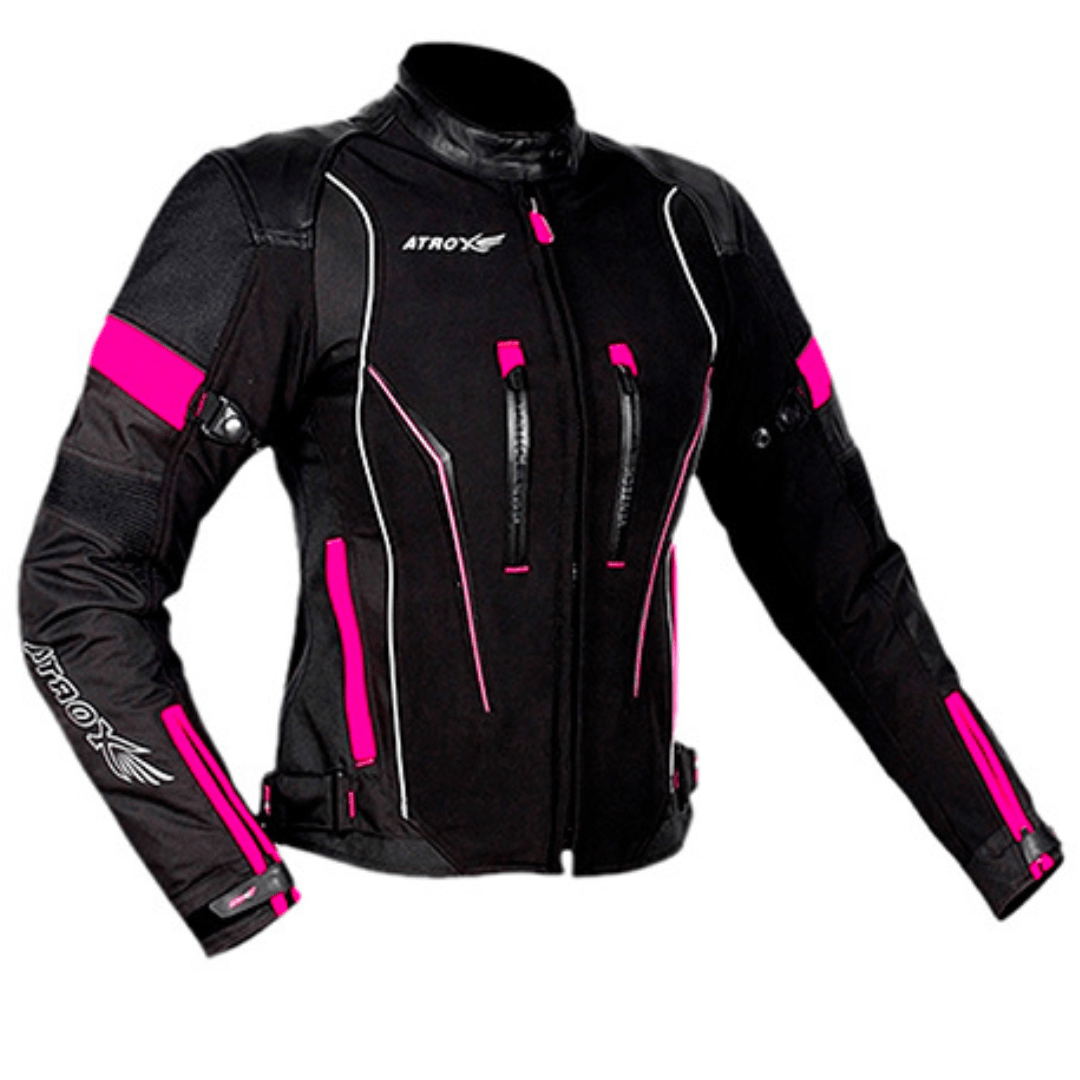 CHAQUETA ATROX AT2419 LADY BLACK PINK1