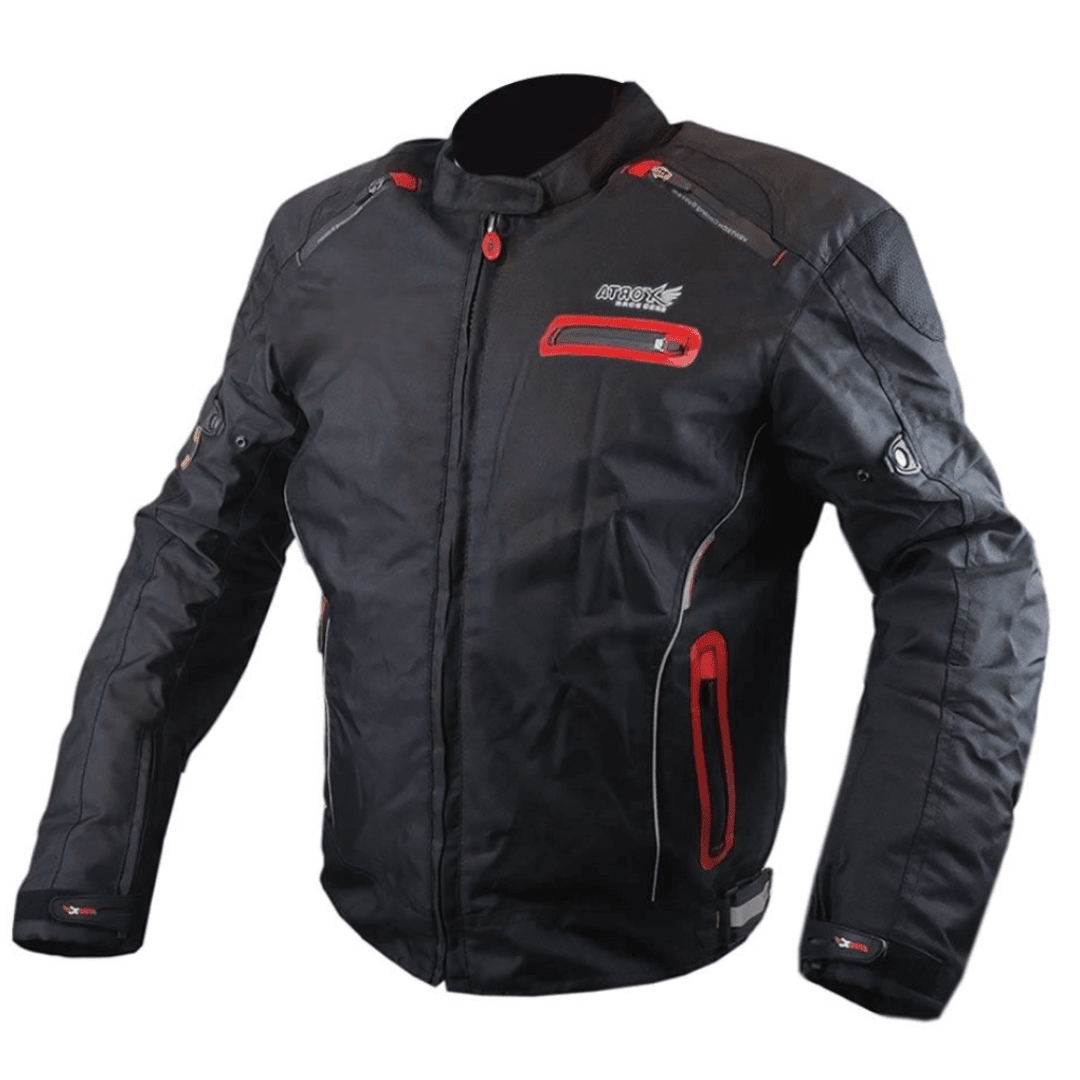 CHAQUETA ATROX ARAGON CE2132 BLACK RED MAN1