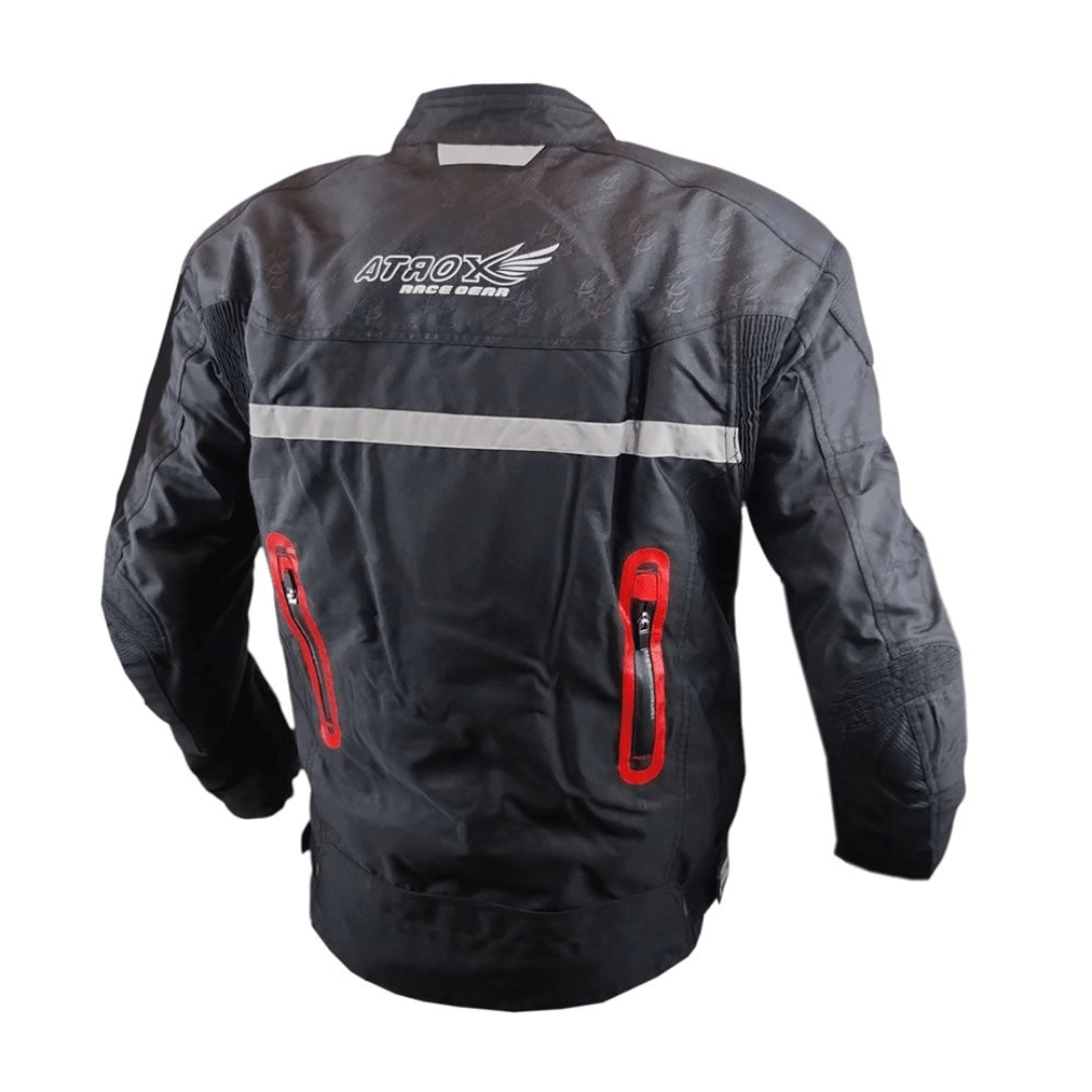 CHAQUETA ATROX ARAGON CE2132 BLACK RED MAN2