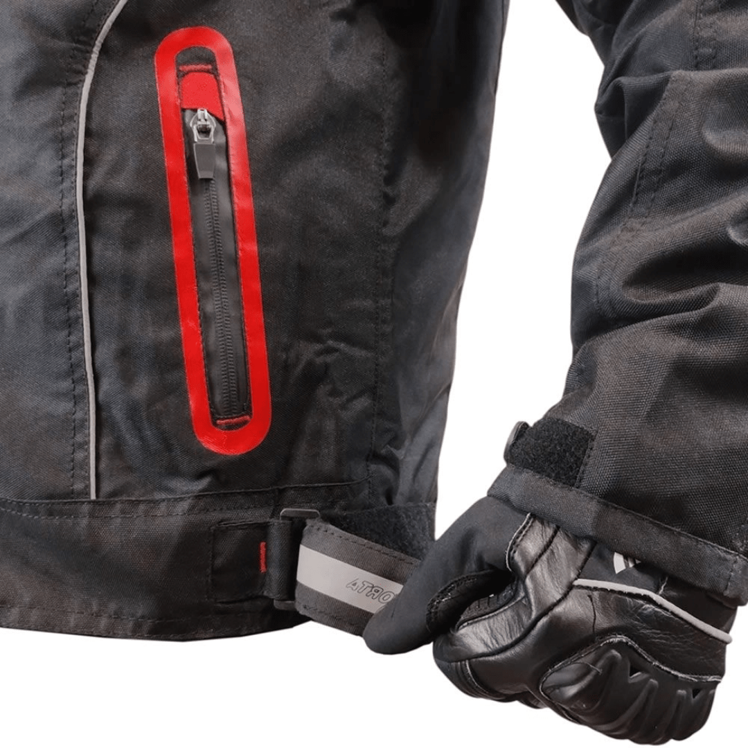 CHAQUETA ATROX ARAGON CE2132 BLACK RED MAN4