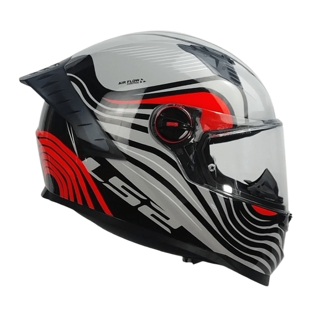 CASCO LS2 FF816 COSMOS BEATS GRAY RED3