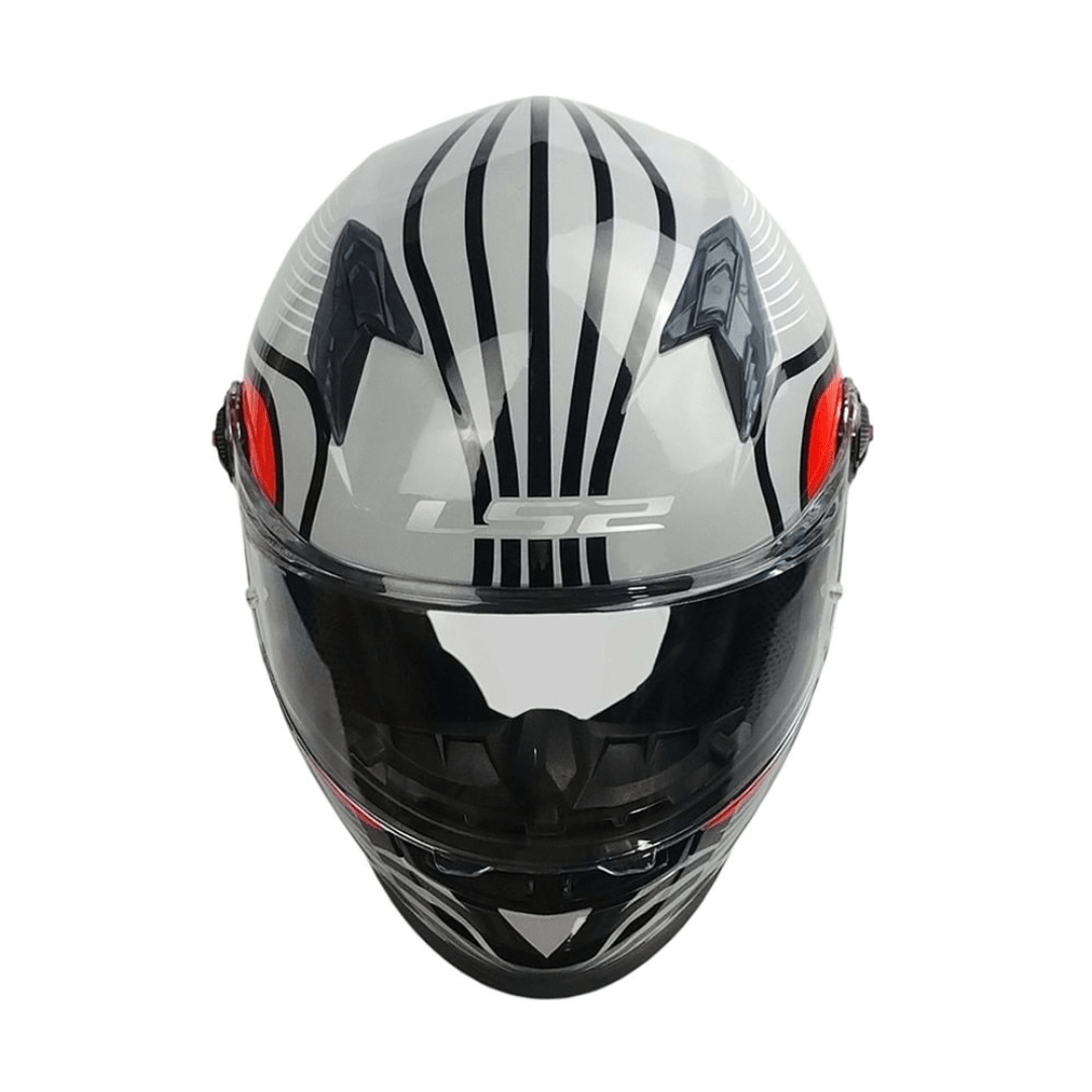 CASCO LS2 FF816 COSMOS BEATS GRAY RED4