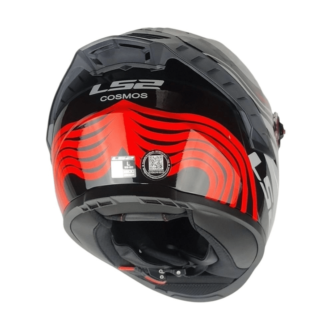 CASCO LS2 FF816 COSMOS BEATS GRAY RED6