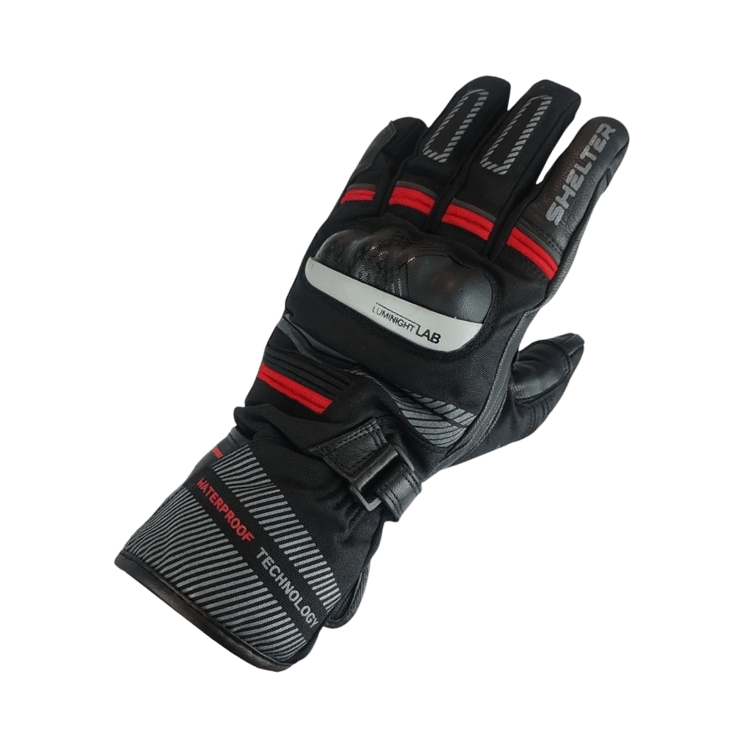 GUANTES SHELTER BELIZE BLACK RED2